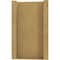 Ekena Millwork 7 1/2-in W x 12-in D x 12-in H Funston Slat Rough Cedar Woodgrain TimberThane Outlooker, Primed Tan OUTUR075X12X12FST24RCPR - alternate 6